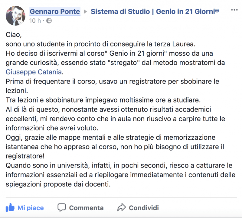Recensione Del Libro Genio In 21 Giorni