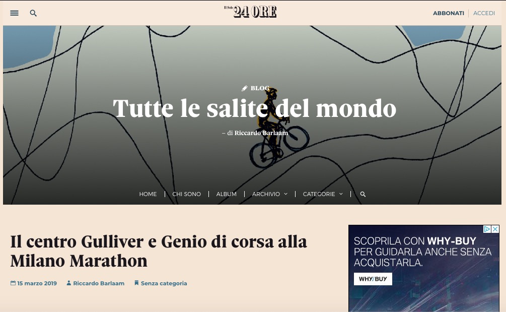 Genio Marathon Sole 24 ore