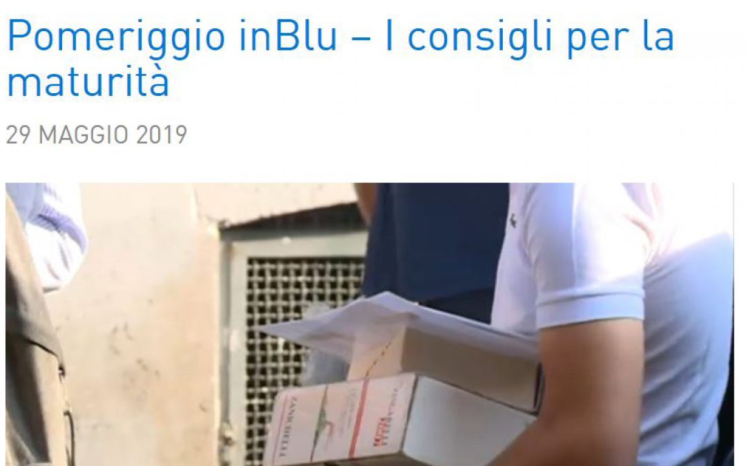Inblu Radio | Consigli per gli studenti da Massimo De Donno