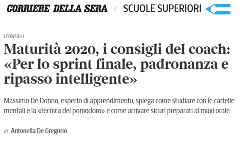 Corriere della Sera parla di Genio in 21 Giorni