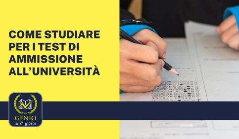 come studiare per i test di ammissione universita