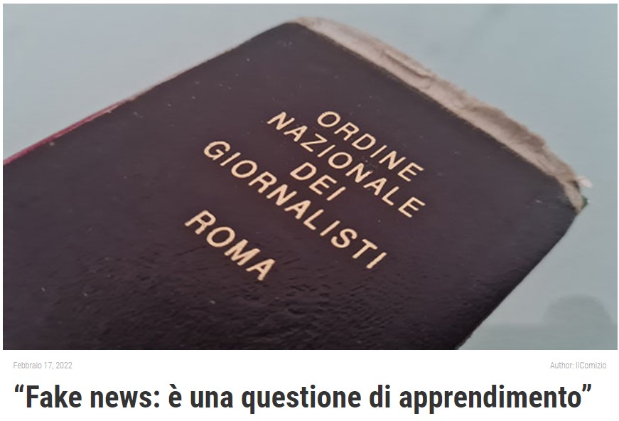 Ordine giornalisti genio in 21 giorni